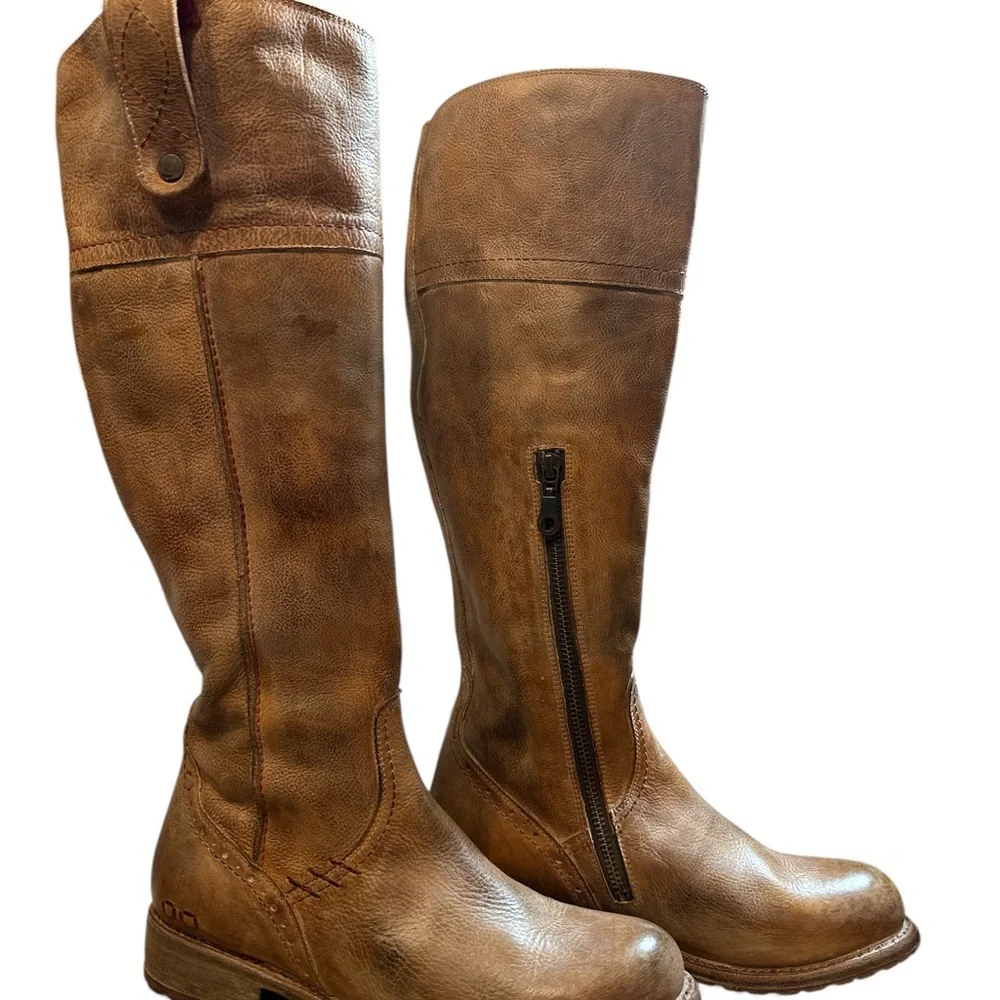 Bed Stu new Jacqueline Tall leather boots perfect condition sticker on bottom